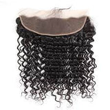 Raw Curly 13x4 Transparent Frontal